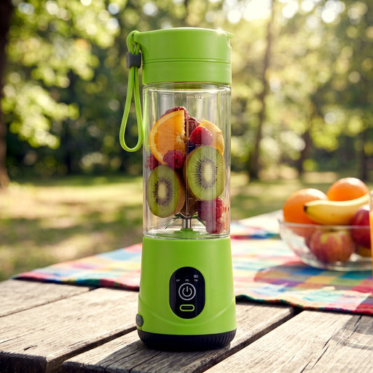 Premium Portable USB Juice Blender – 6-Blade Rechargeable Mini Smoothie Maker