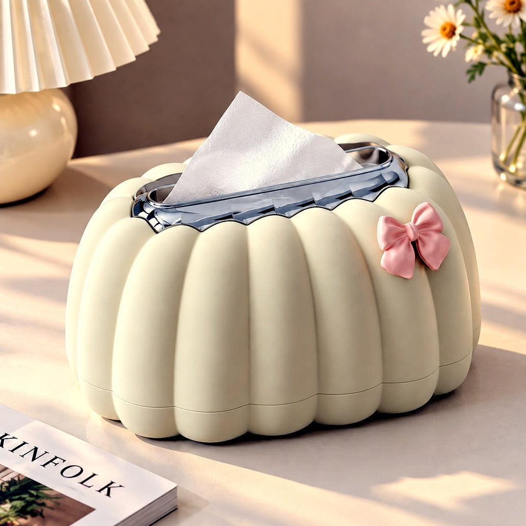 Pumpkin Tissue Box Decor for Living Room